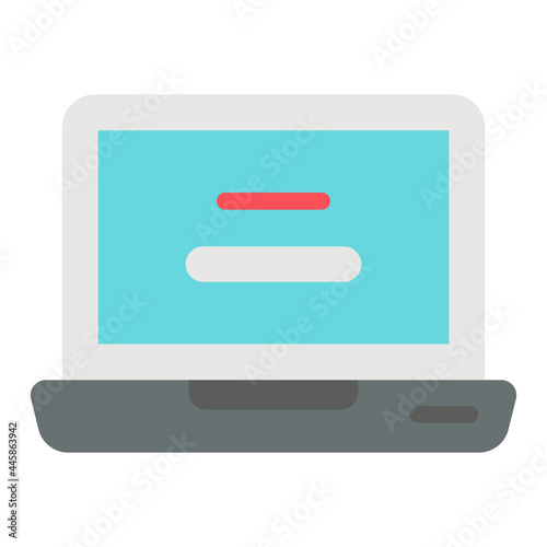 laptop flat icon