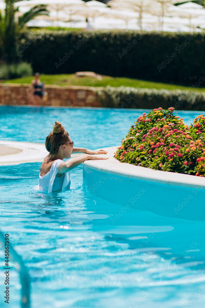 girl. Greece, Halkidiki, Macedonia, Central Macedonia, Aegean Sea, Afitos, Kasandria
