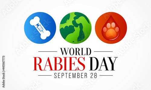 World Rabies day is observed every year on September 28, it is a preventable viral disease most often transmitted through the bite of a rabid animal, it infects the central nervous system of mammals.
