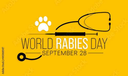 World Rabies day is observed every year on September 28, it is a preventable viral disease most often transmitted through the bite of a rabid animal, it infects the central nervous system of mammals.
