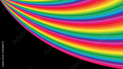 Abstract rainbow vector background, copy space, flat design.