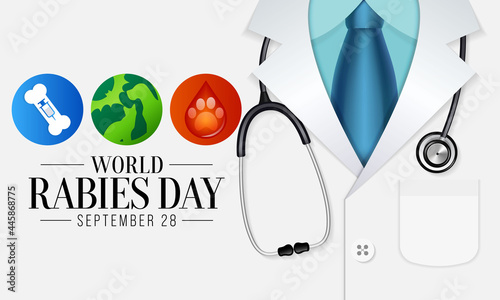World Rabies day is observed every year on September 28, it is a preventable viral disease most often transmitted through the bite of a rabid animal, it infects the central nervous system of mammals.