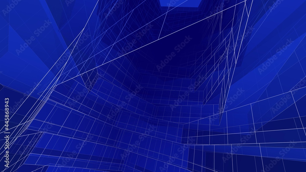 abstract architectural drawing 3d abstract architectural drawing 3d