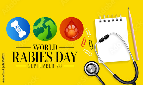 World Rabies day is observed every year on September 28, it is a preventable viral disease most often transmitted through the bite of a rabid animal, it infects the central nervous system of mammals.