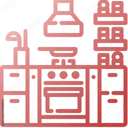 kitchen gradient icon