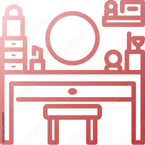 makeup gradient icon