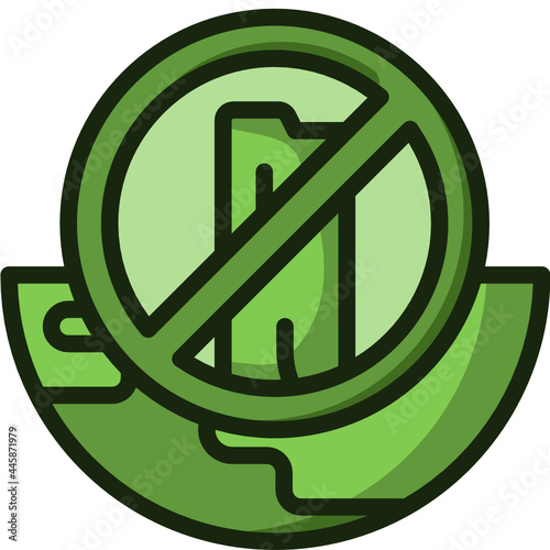 deforestation Two Tone icon