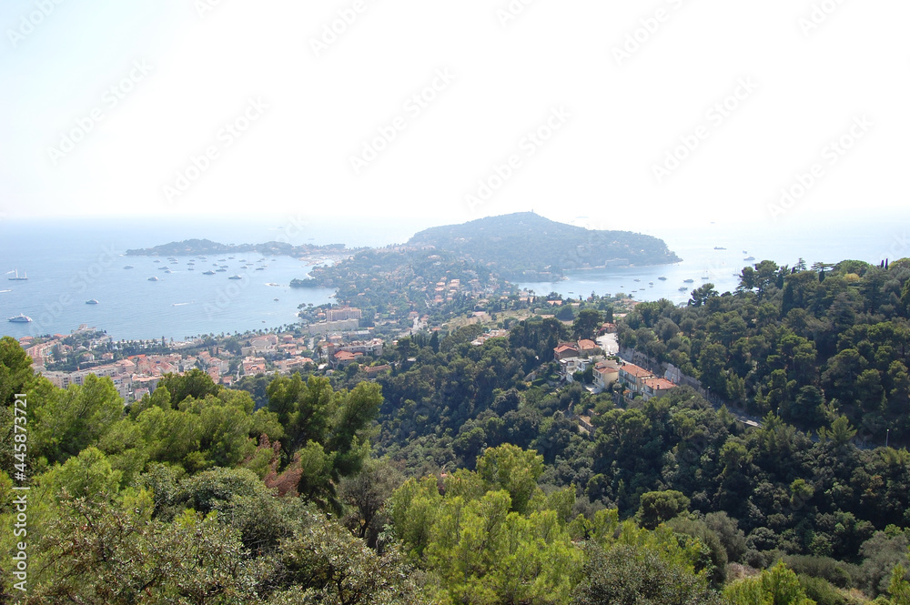 View of the coast. Cote d'Azur
