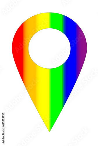 Free Download Pride map pin - GFXLoad