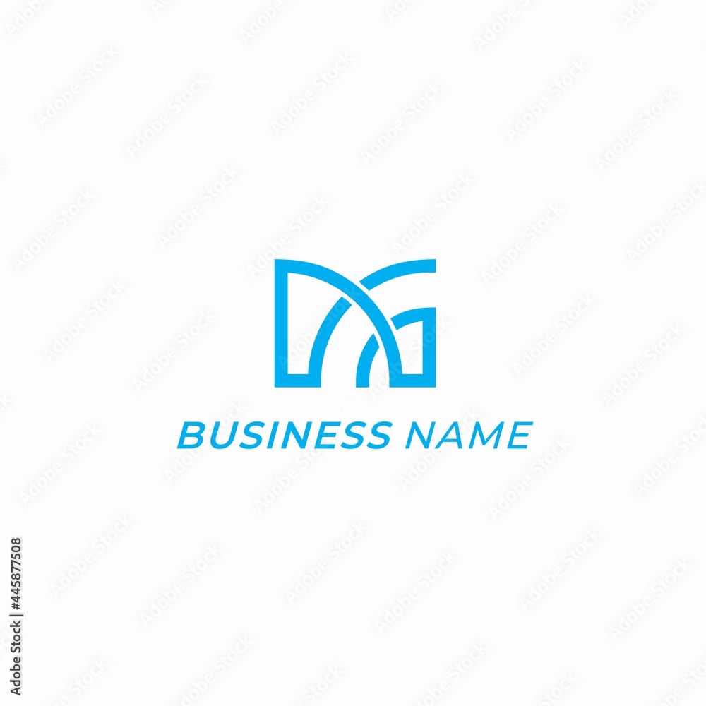 logo design letter M and G logo design letter M and G