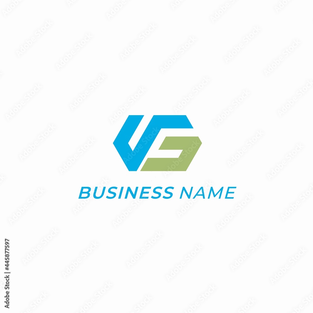 logo creative design letter V and G logo creative design letter V and G