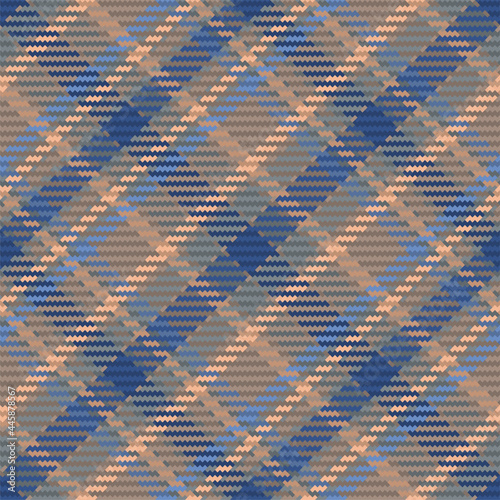 Seamless pattern of scottish tartan plaid. Repeatable background with check fabric texture. Vector backdrop striped textile print.