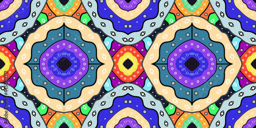 Stunning geometric background.contemporary tribal style seamless pattern.pattern ethnic graphic design print.Henna Mandala.Tribal African Inspired Pattern.carpet,wallpaper,wrapping,embroidery sty