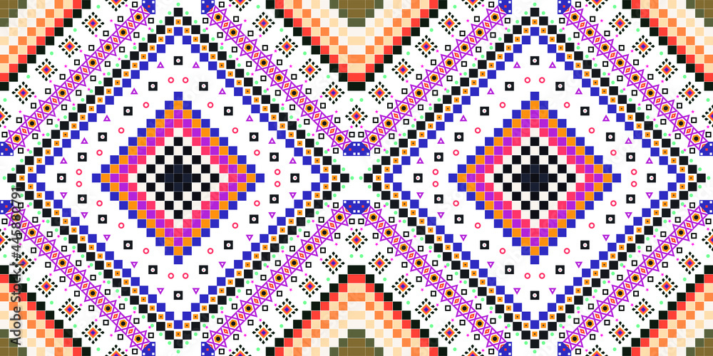 Stunning geometric background.contemporary tribal style seamless pattern.pattern ethnic graphic design print.Henna Mandala.Tribal African Inspired Pattern.carpet,wallpaper,wrapping,embroidery sty