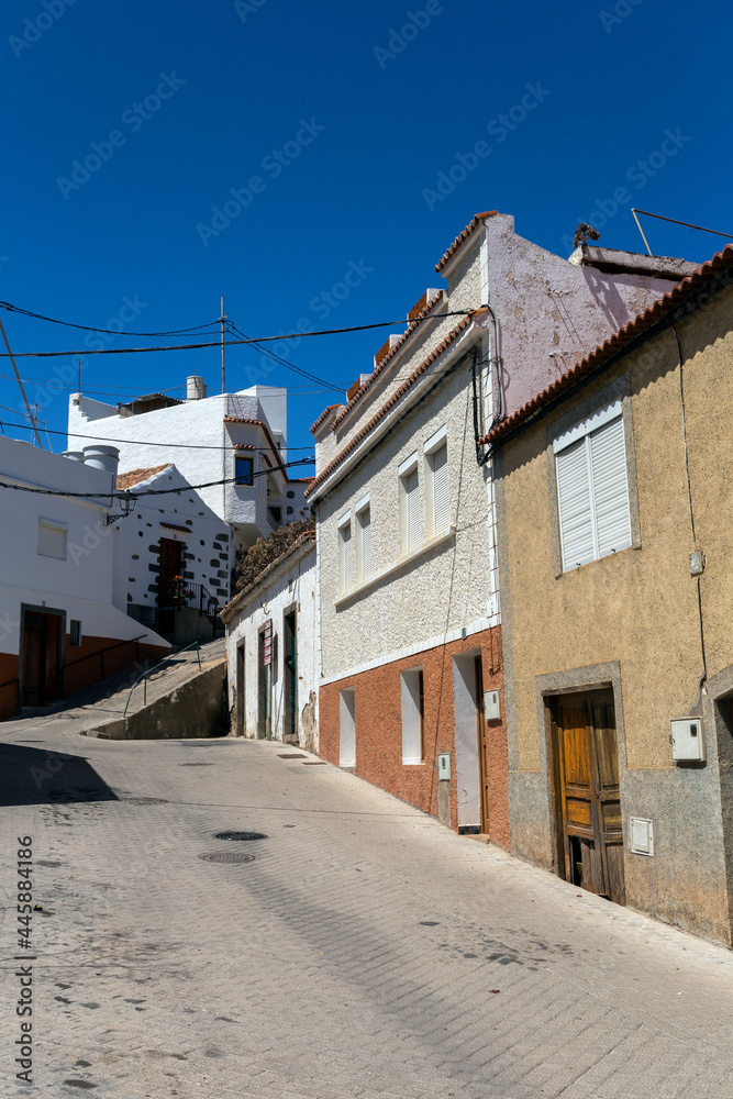 The small town of Tunte in Gran Canaria