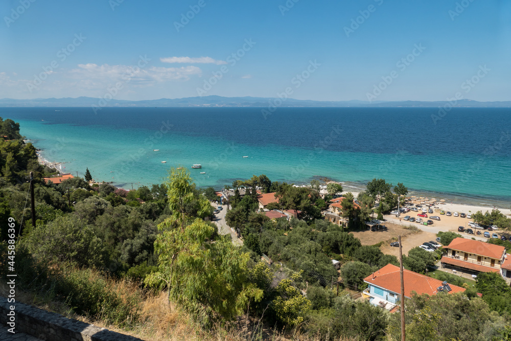 Greece, Afytos, the coast of Afytos