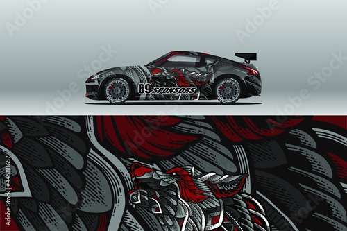 Fotografie Car wrap decal designs