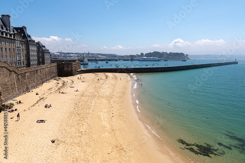 Bon Secours beach in Saint Malo