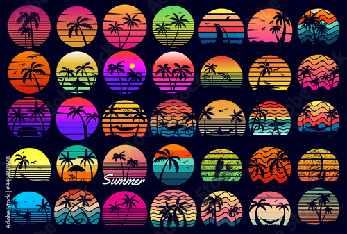 summer sunset t shirt design  © MD