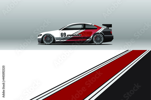Fotografie Car wrap decal designs
