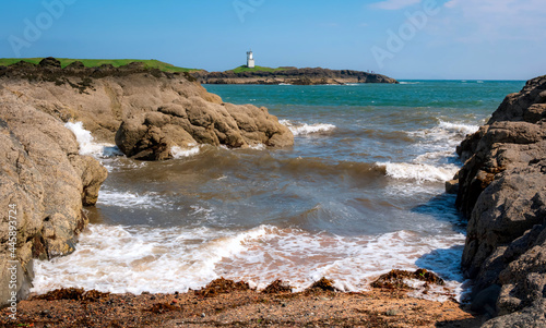 Ellie Ness Lighthouse,Elie and Earlsferry,Fife, Scotland, UK Colour
