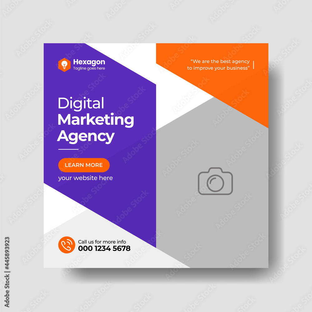 Digital business marketing social media post template Digital business marketing social media post template