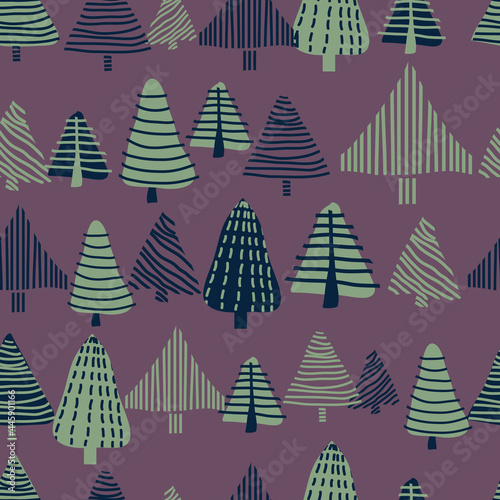pattern with fir tree