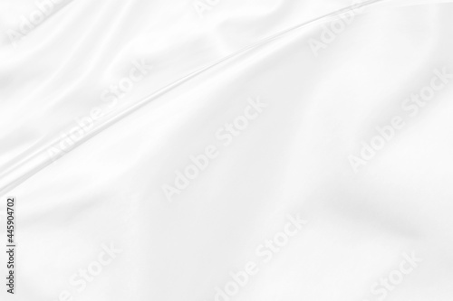 Clean woven beautiful soft fabric abstract smooth curve shape decorative fashion textile white background
