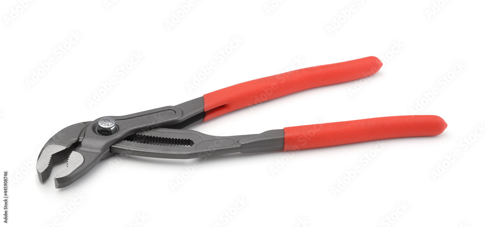 Metal pliers isolated on white. Metal pliers isolated on white.