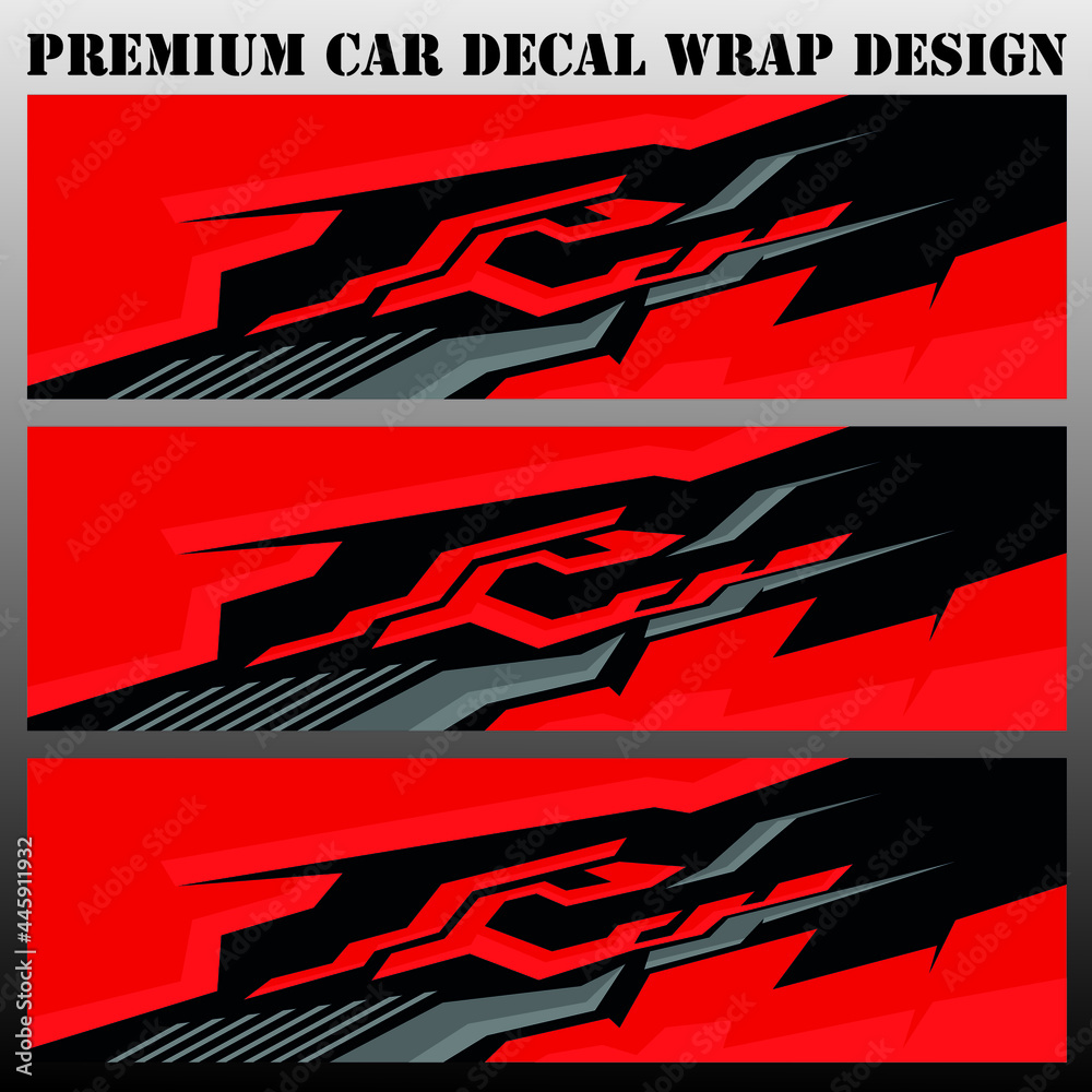 sport car decal wrap design vector sport car decal wrap design vector