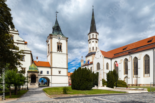Wallpaper Mural Old Town Hall and St. James church in Levoca, UNESCO site, Slovakia Torontodigital.ca