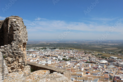 Landscape of Estepa, town in the province of Seville (Andalusia, Spain)