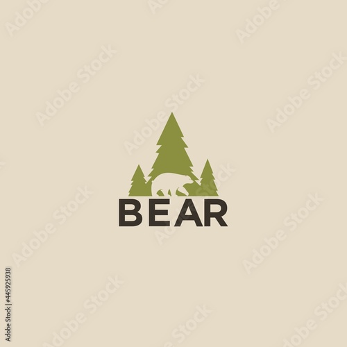 bear vector logo 