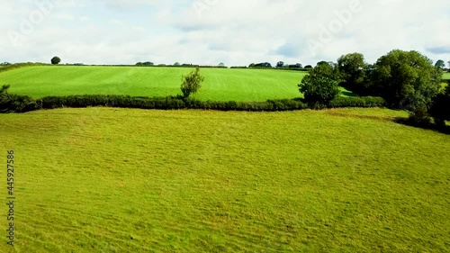 Devon countryside by air