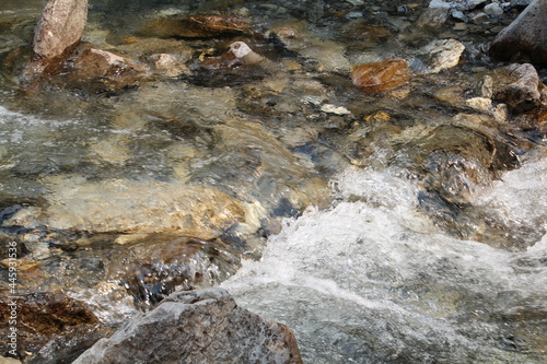 Closeup Of Tangle Creek, Jasper National Park, Alberta