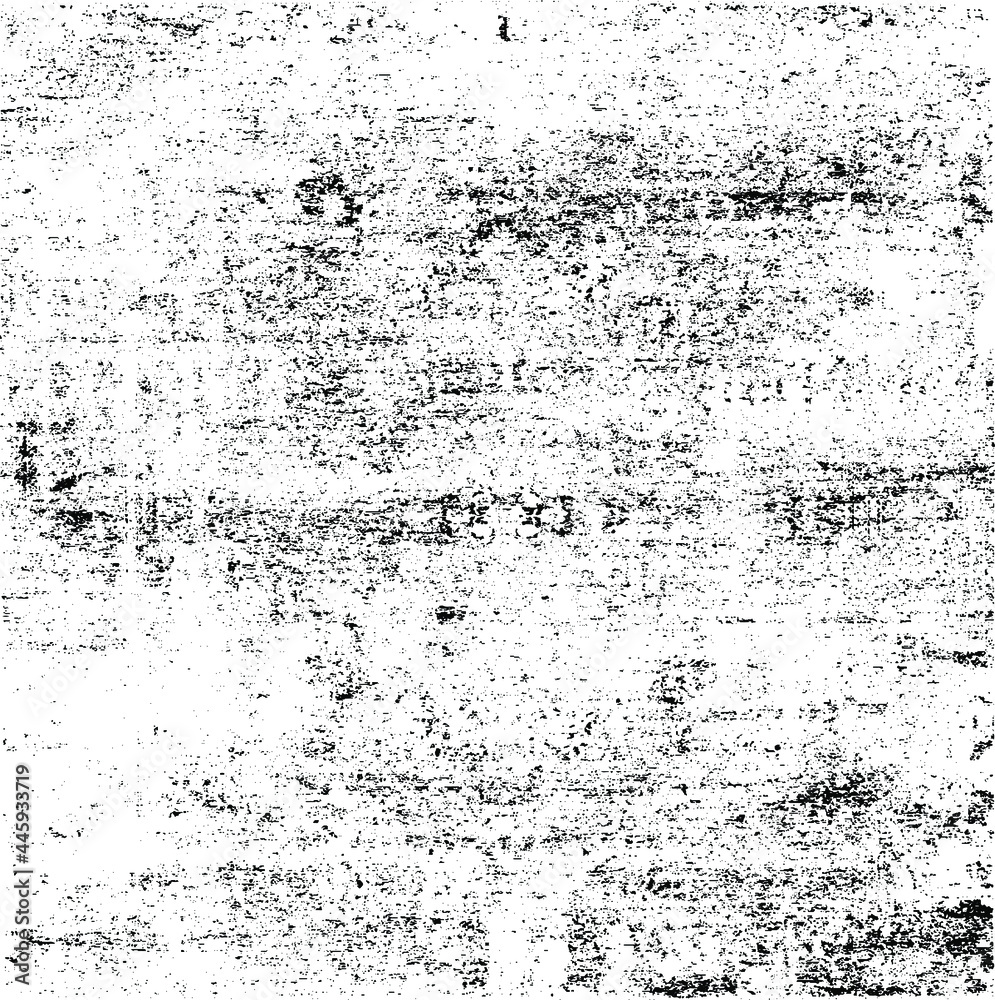 Rough black and white texture vector. Distressed overlay texture. Grunge background. Abstract textured effect. Vector Illustration. Black isolated on white background. EPS10