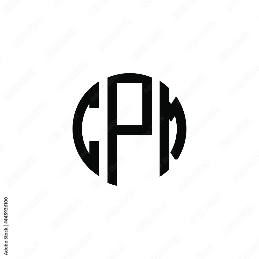 CPM letter logo design in illustration. Vector logo, calligraphy designs  for logo, Poster, Invitation, etc. 20999710 Vector Art at Vecteezy