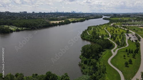 Aerial photos. County park. NJ