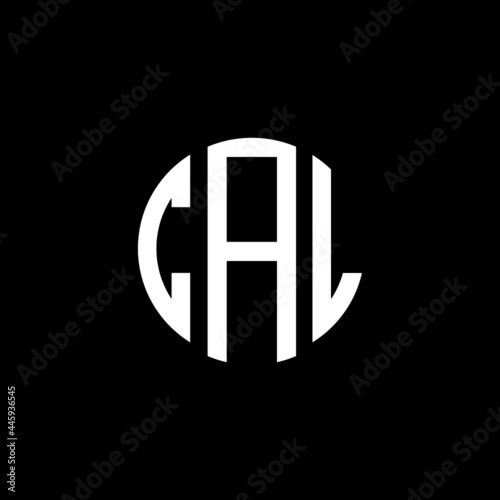 CRL letter logo design. CRL letter in circle shape. CRL Creative three letter logo. Logo with three letters. CRL circle logo. CRL letter vector design logo  photo