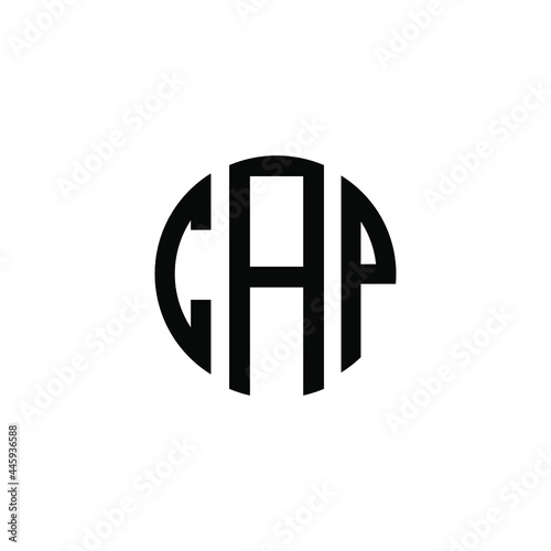 CRP letter logo design. CRP letter in circle shape. CRP Creative three letter logo. Logo with three letters. CRP circle logo. CRP letter vector design logo 