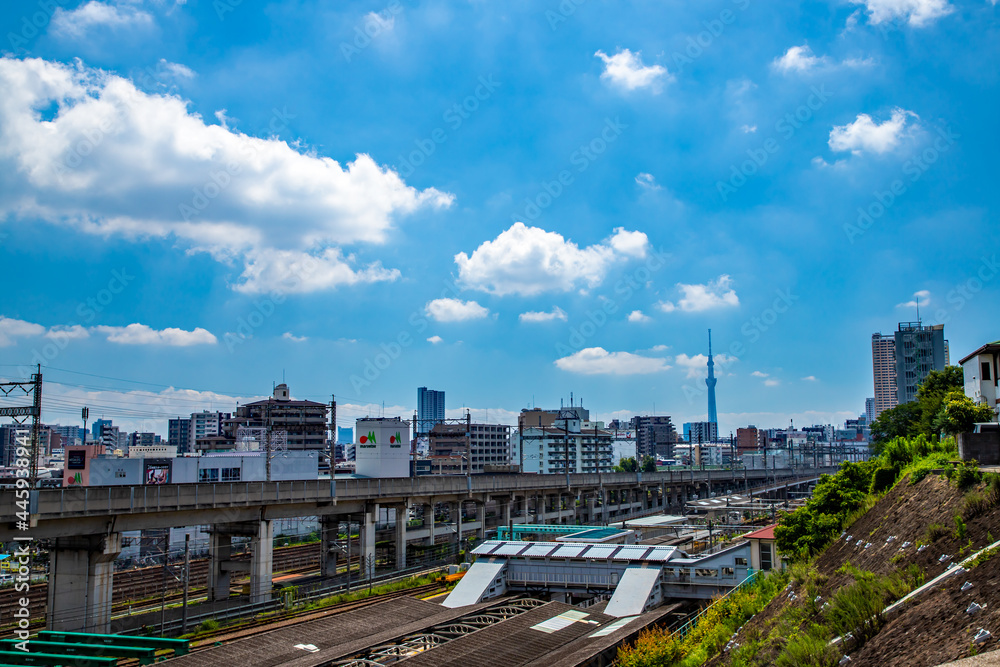 Obraz premium 東京都 田端駅・風景