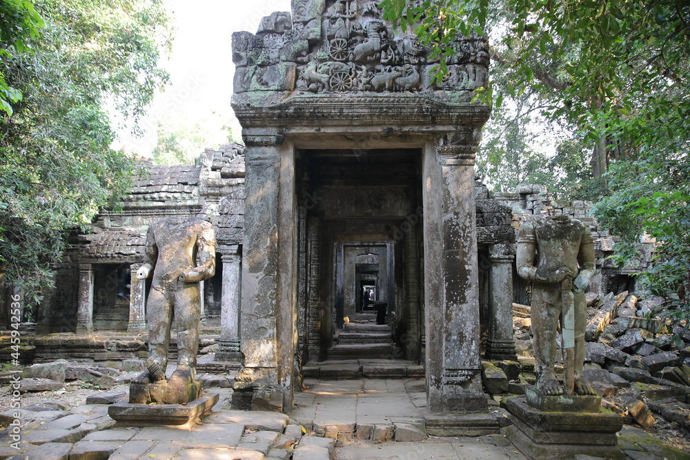 View of Preah Khan temple, Cambodia View of Preah Khan temple, Cambodia