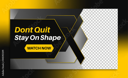 stay on shape youtube thumbnail template