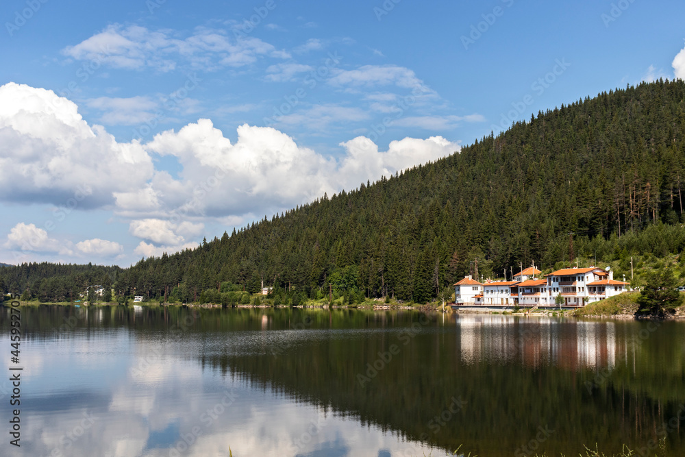 Landscape of Golyam Beglik Reservoir, Bulgaria