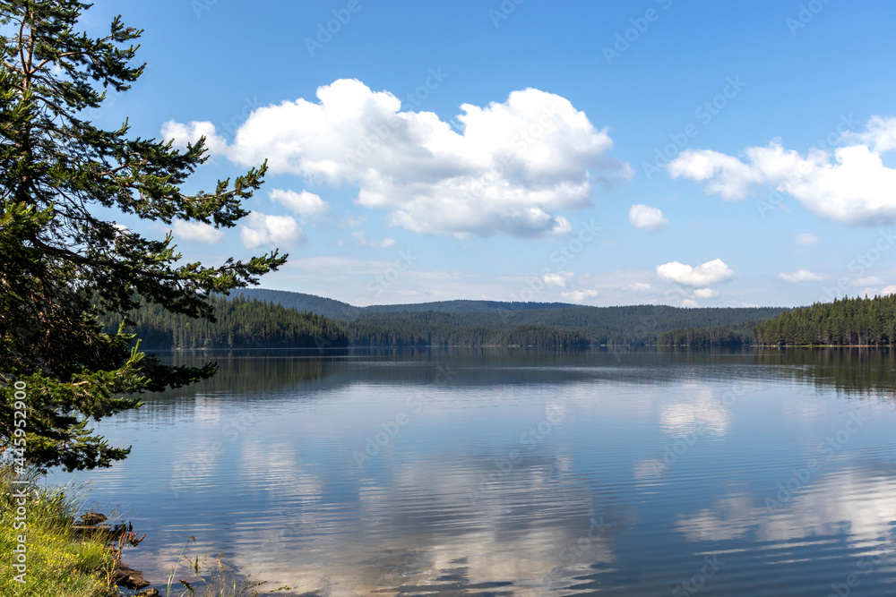Landscape of Golyam Beglik Reservoir, Bulgaria