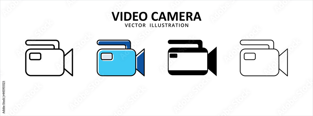 professional camera movie video recorder device icon vector illustration simple flat line graphic design professional camera movie video recorder device icon vector illustration simple flat line graphic design