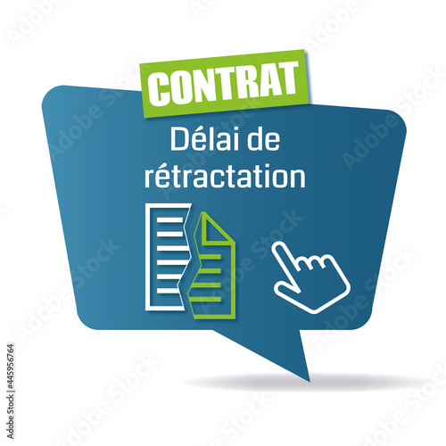 Logo délai de rétractation.