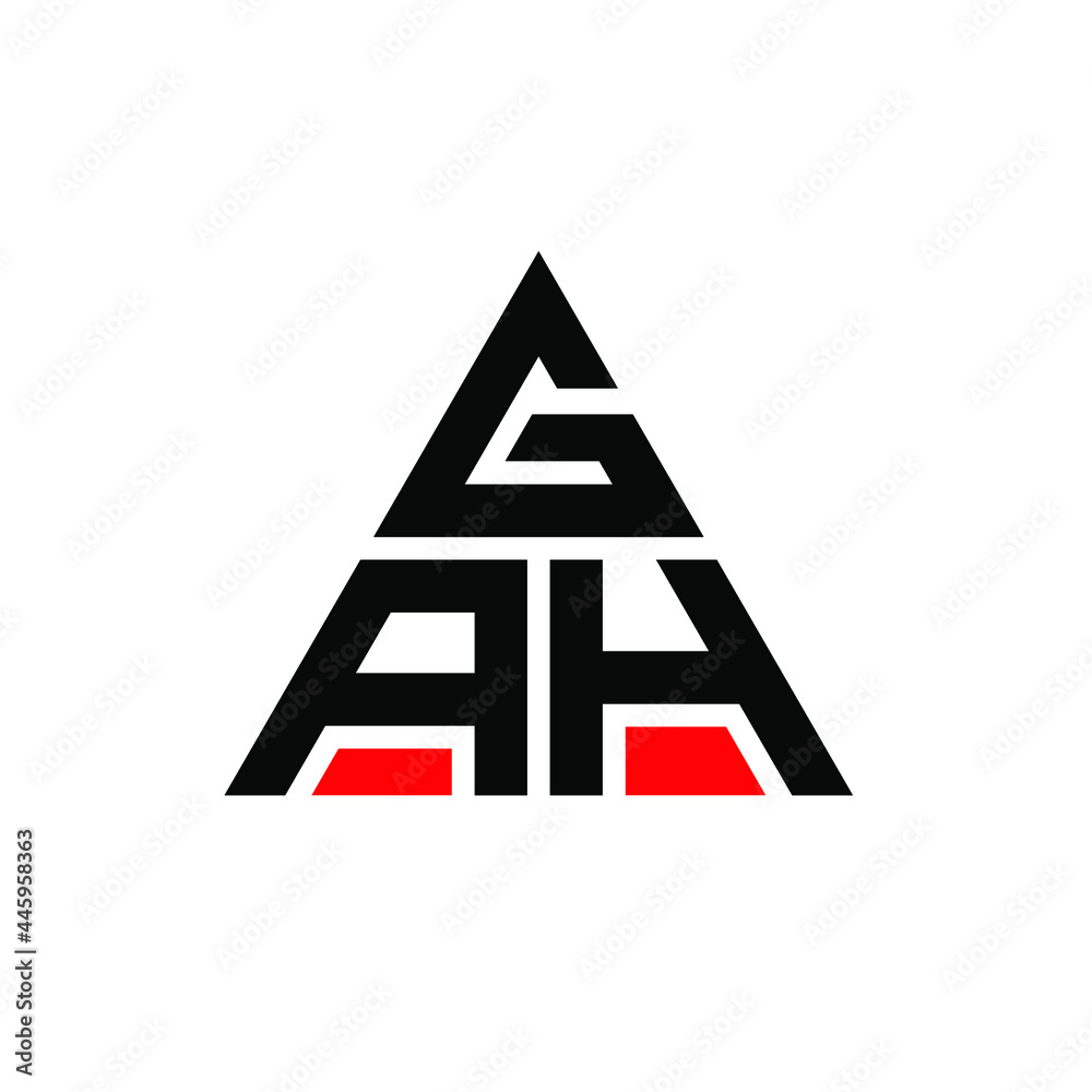 GAH triangle letter logo design with triangle shape. GAH triangle logo design monogram. GAH triangle vector logo template with red color. GAH triangular logo Simple, Elegant, and Luxurious Logo. GAH GAH triangle letter logo design with triangle shape. GAH triangle logo design monogram. GAH triangle vector logo template with red color. GAH triangular logo Simple, Elegant, and Luxurious Logo. GAH