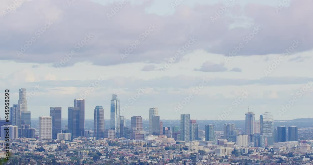 Los Angeles Skyline During The Covid19 Pandemic in Los Angeles, California Los Angeles Skyline During The Covid19 Pandemic in Los Angeles, California