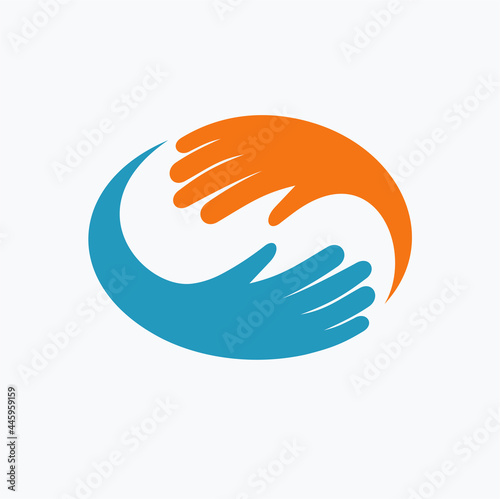 illustration of two hands about to intertwine